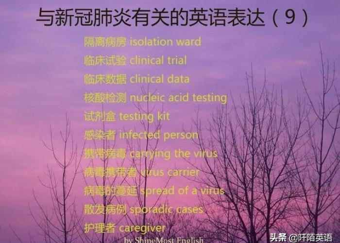 新冠肺炎疫情英文缩写（新冠肺炎疫情英文缩写）