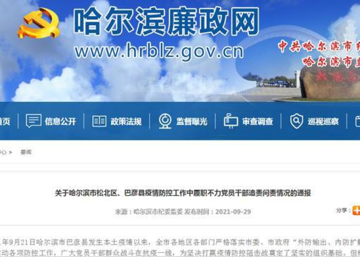 湖北疫情追责高官（因疫情湖北省领导被问责）