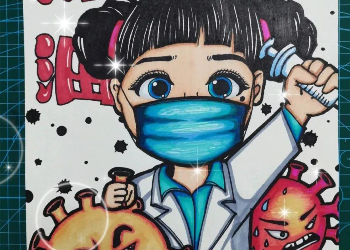 疫情素材手抄报（疫情素材画）