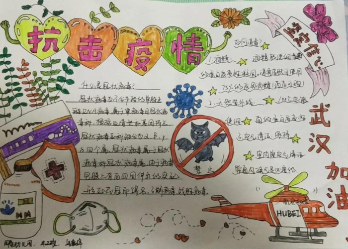 疫情素材手抄报（疫情素材画）