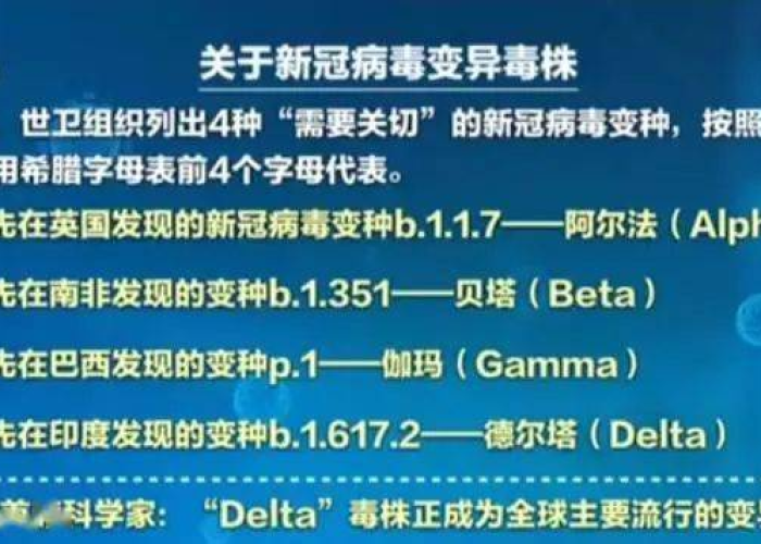新冠疫情变异4种病毒（新冠疫情变异4种病毒是哪四种）