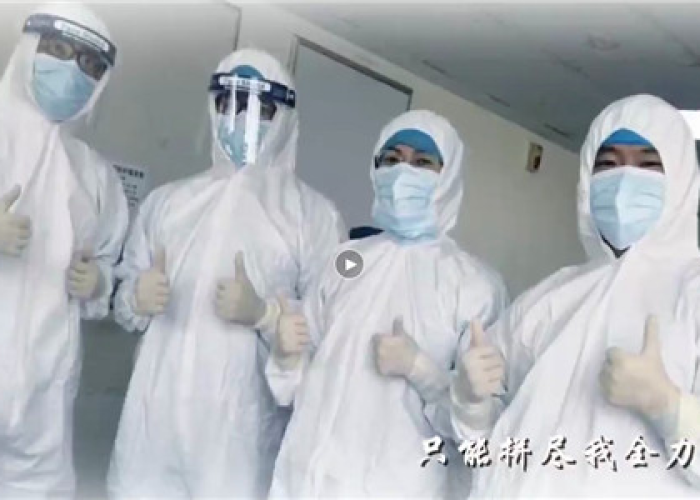 白衣天使抗击疫情视频（白衣天使抗击新冠病毒视频）