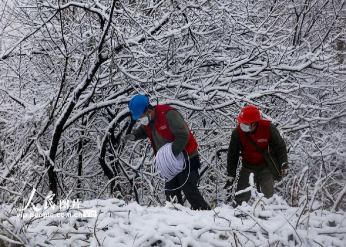 风雪中坚守抗击疫情一线的图片（风雪中的抗疫人）