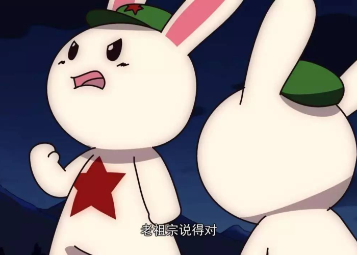 抗击疫情动漫作品小兔子（抗击疫情动漫画图片）