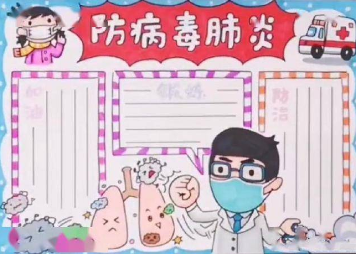1～3年级疫情手抄报简单（2021年疫情手抄报一年级）
