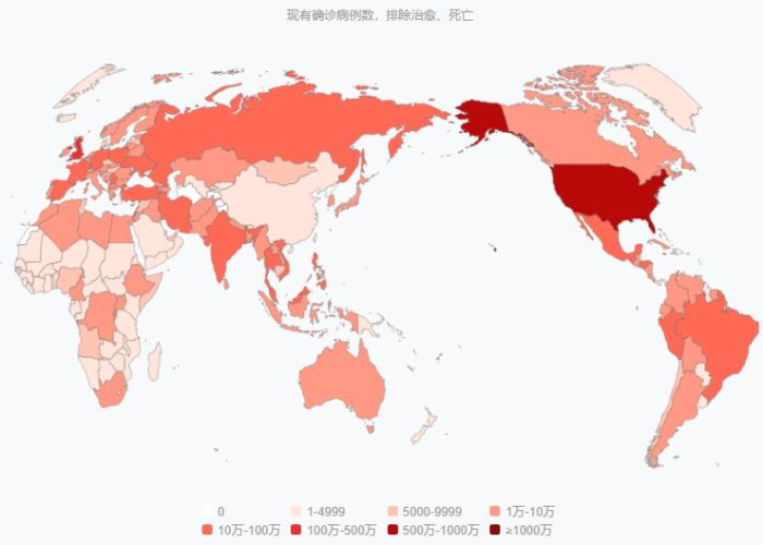 全国疫情分布数据图（全国疫情分布图最新2021）