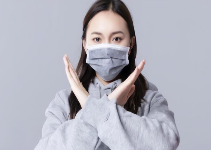 抗击疫情脸上口罩印（抗击疫情口罩涂鸦）