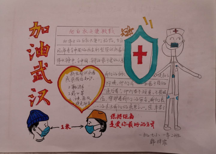 防控疫情小百科手抄报（防控疫情小百科手抄报图片）