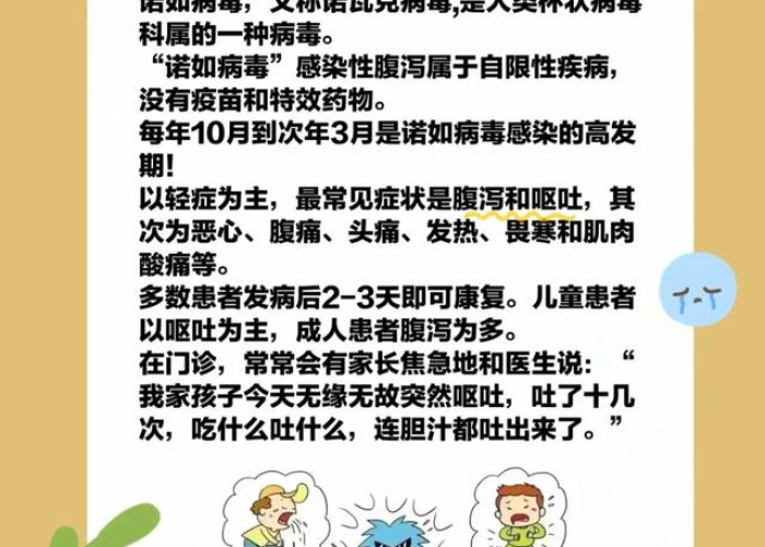 疫情是什么意思（诺如病毒的主要症状）
