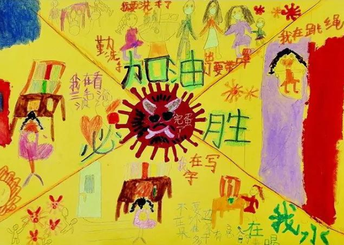 难忘的疫情主题绘画（难忘的疫情作文500字含事例）