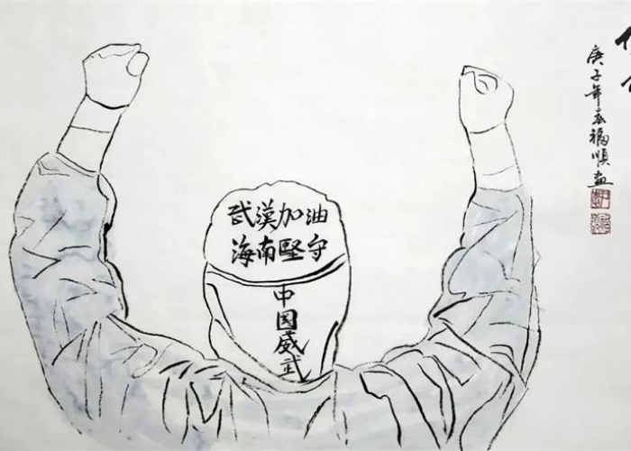 疫情中的感动瞬间绘画简单（疫情中的感动瞬间作文400字）