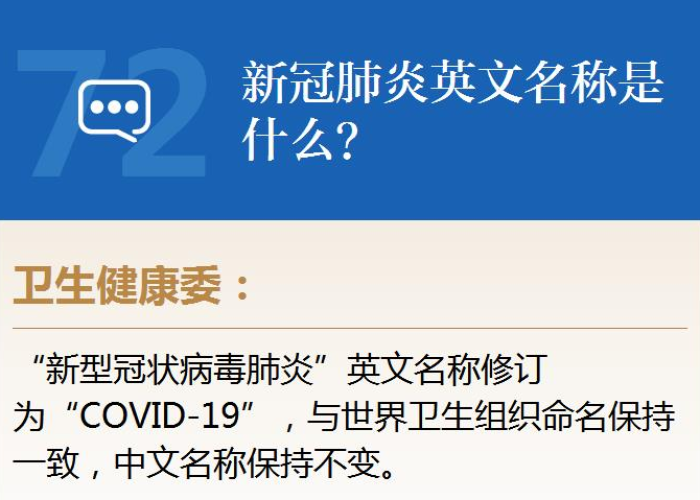 新冠疫情英文名称叫什么（新冠疫情英文名称叫什么来着）