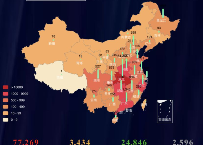 现在全国疫情情况最新分布图（现在全国疫情最新数据）