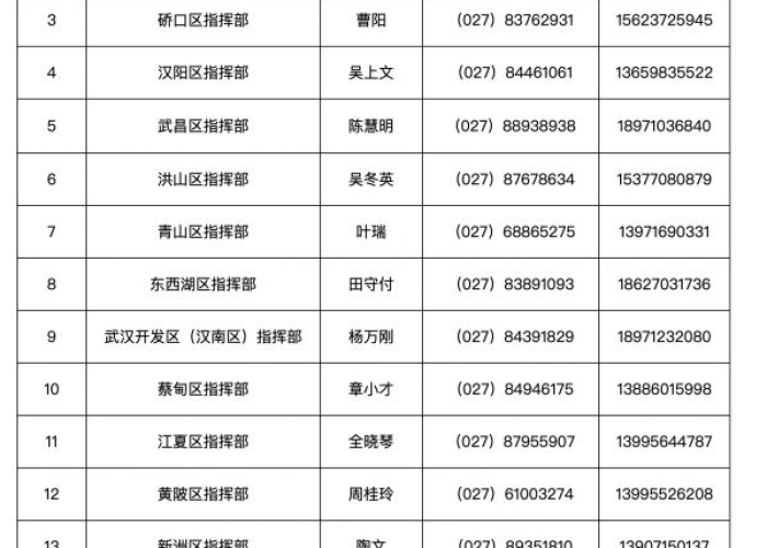 武汉疫情处理官员名单最新（武汉疫情处理人员名单）