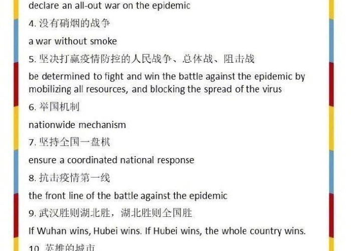 疫情英语作文50词带翻译（疫情英语作文加翻译）