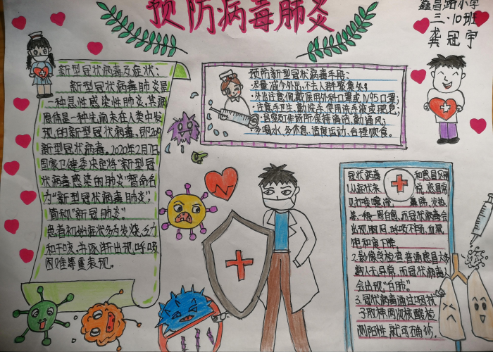 疫情手抄报（疫情手抄报抄）