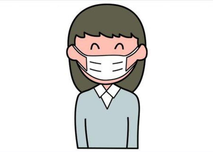 疫情口罩小孩图片（疫情口罩图画）