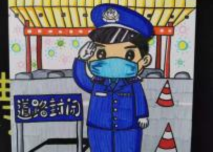 成都加油抗击疫情绘画（成都加油图片）