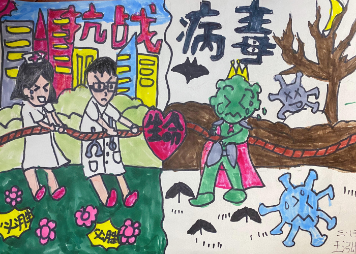 抗击疫情文字内容手抄报小学生（抗击疫情手抄报内容文字怎么写）