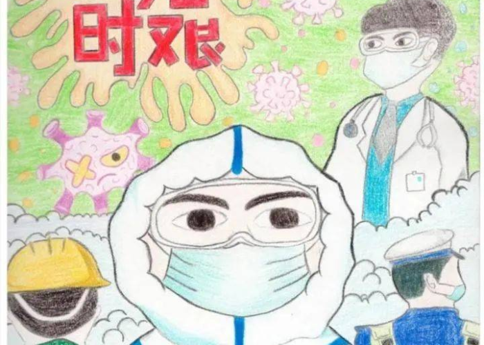 抗击疫情感人瞬间绘画（抗击疫情感动瞬间绘画）