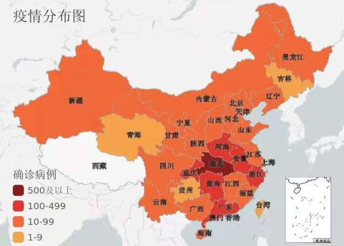疫情最新情况全国分布图（疫情最新情况最新消息 全国 新增）