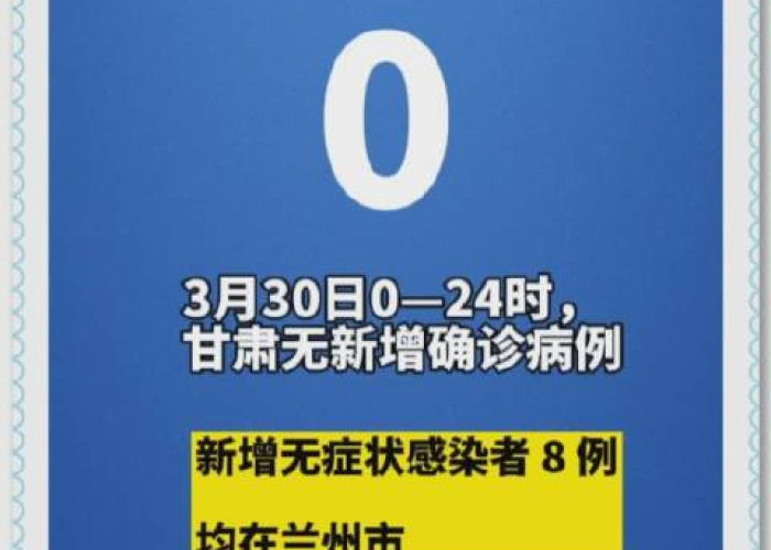 甘肃疫情延期竣工最新消息（甘肃疫情蔓延）