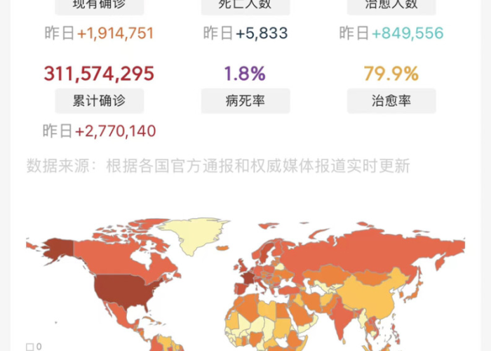 疫情最新实时数据今天表（疫情最新实时动态地图）