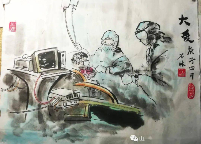 白衣天使抗击疫情图片（白衣天使抗疫图片绘画简单）