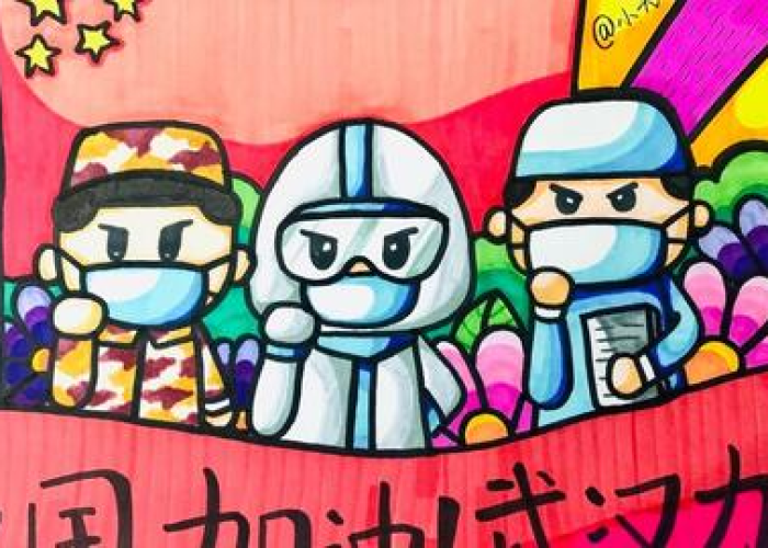 抗击疫情感动瞬间手绘（抗疫情感动瞬间的图片）