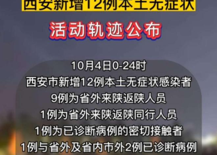 西安疫情最新状态（西安疫情最新通报）