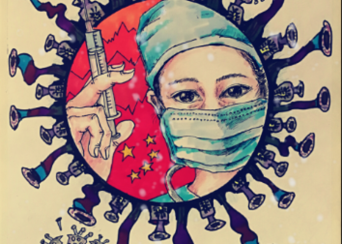 抗击新冠肺炎疫情图片（抗击新冠肺炎图画作品）