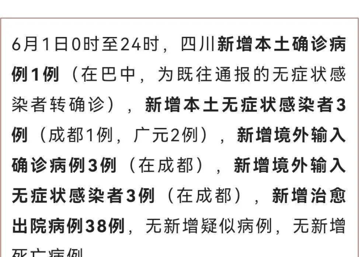 新冠疫情最新动态四川（新型冠状肺炎四川最新疫情）