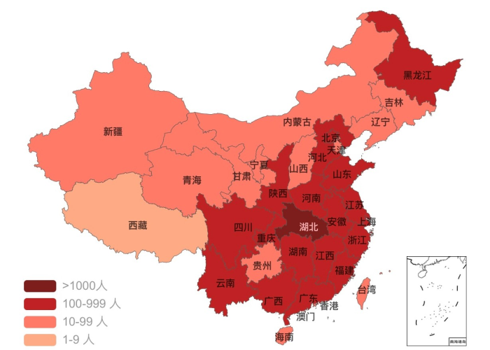 全国新冠肺炎疫情地图实时动态（实时更新全国新型冠状病毒疫情地图）