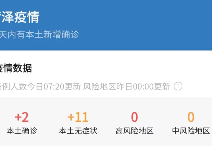 疫情最新消息山东菏泽（山东菏泽最新疫情爆发1日）