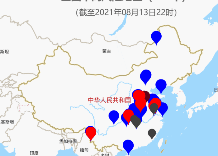 最新全国疫情地图（最新全国疫情地图实时更新）