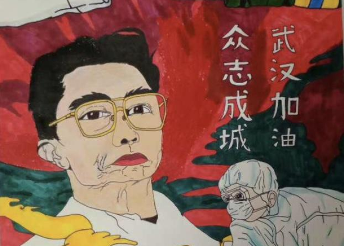 抗击疫情最可爱的人绘画（抗击疫情最可爱的人绘画简单）