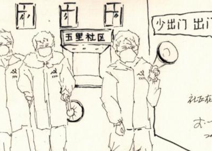 抗击疫情感人照片高清（抗击疫情感人图片简笔画）