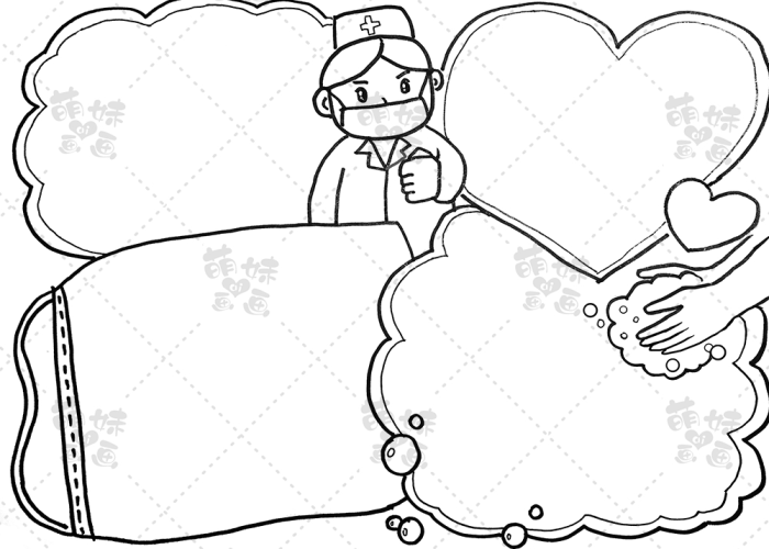 抗击疫情感动瞬间手抄报（抗击疫情感动瞬间简笔画）