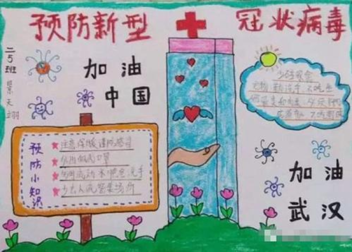 新冠疫情知识小报（2021新冠疫情知识教育手抄报）