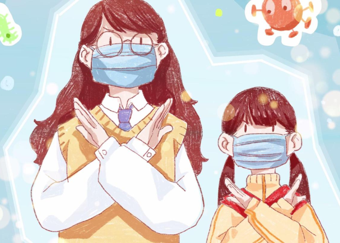 疫情口罩视频素材横屏（疫情口罩创意画教程）