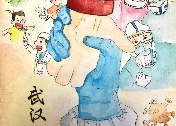 抗击疫情中的感人故事征文（抗击疫情中感人的故事作文）