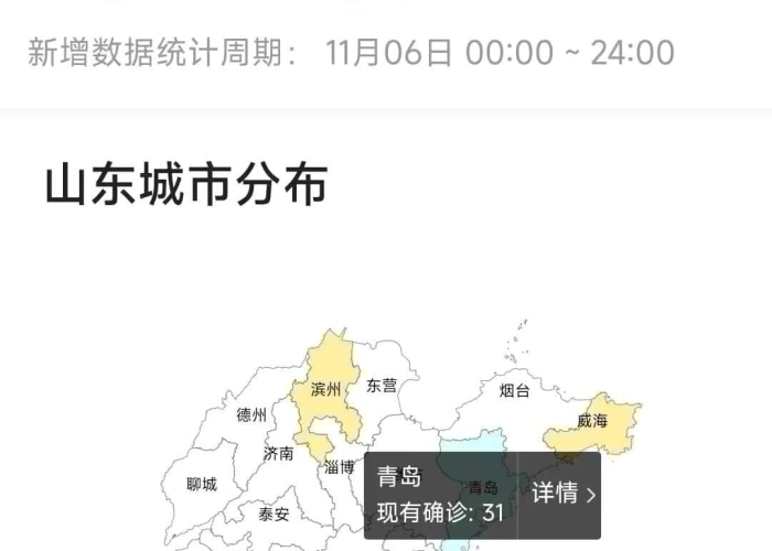疫情最新数据一览表山东（疫情最新通报山东）