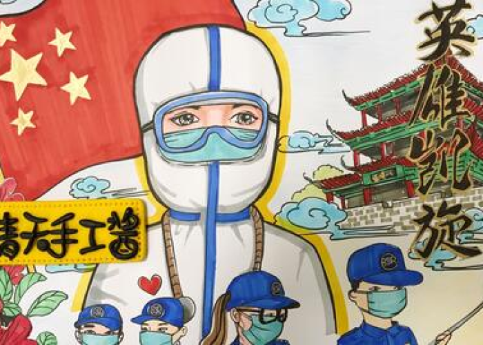 疫情期间的感人瞬间画（疫情期间的感人图片怎么画）